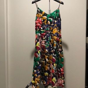 J.Crew Silk Brushstroke Dress